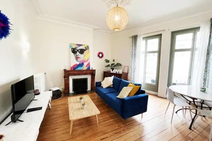 Appartement Cosy Hortensia- 4 Ch- Clemenceau Hypercentre & Parking Sous Terrain- 110M2 à Pau Extérieur photo
